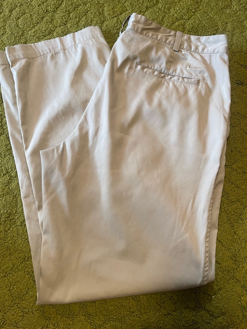 Nike Golf Mens 38 X  32 Flat Front Stretch Woven Dri-Fit Pants 833192-012 EUC